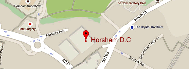 horsham map